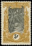 Lot n 2224 - * - CONGO 41a : 5f. MOUTARDE et noir, infime trace de ch., TTB