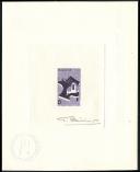 Lot n° 1764 -  - 1942   Jeune Chambre économique, épreuve d'artiste en violet signée, TB