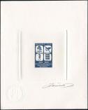 Lot n° 2472 -  - MONACO 1995 : Protection de la nature, épreuve d'artiste en bleu gris signée, TB