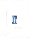 Lot n° 2549 -  - POLYNESIE FRANCAISE 56 : 25f., épreuve d'artiste en bleu signée, TB