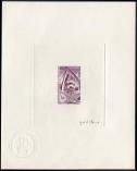 Lot n° 1763 -  - 1934   Fédération Européenne de la construction, épreuve d'artiste en violet signée, TB