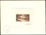 Lot n 2531 -  - NOUVELLE CALEDONIE PA 75 : Ile des Pins, preuve d'artiste en brun rouge signe, TB