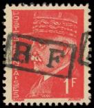 Lot n° 1341 - ** - POITIERS 5 : 1f. rouge, T II, DOUBLE SURCHARGE, TB, signé Mayer