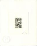 Lot n° 1767 -  - 2031   Abélard, épreuve d'artiste en noir, signée, TB