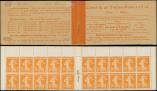 Lot n° 1272 -  - 158-C1    Semeuse Camée,  5c. orange, n°158a, T IIA, traces de ch. au verso de la couv.