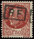 Lot n° 1342 - * - POITIERS 27 : 1f50 brun-rouge, T III, TB, signé Mayer