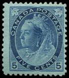 Lot n° 2918 - * - CANADA 67 : 5c. bleu sur azuré, ch. un peu forte, TB