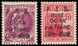Lot n° 1319 - ** - MAQUIS ISERE DORA 1 et 2 : 20c. violet et 20c. rouge, TB
