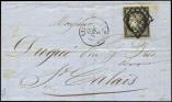 Lot n 662 - <span><img src='https://www.ceres.fr/img/ImgLet.jpg' height=14 width=18 alt='Let' border='0'></span> - 71/SARTHE N3a obl. GRILLE s. LAC, cd T15 LE MANS 6/5/49, arr. cd T12 St CALAIS, TTB