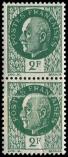 Lot n° 1539 - ** - 518   Pétain,  2f. vert, PAIRE avec impression s. RACCORD, TB