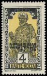 Lot n 2239 - ** - COTE D'IVOIRE 89a : 4c. noir et jaune, surch. RENVERSEE, TB. C
