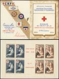 Lot n° 1143 -  - 1006/7 Croix Rouge 1954, carnet de 4 paires, TB