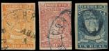 Lot n 3000 -  - VENEZUELA 1/3 : 1/2r., 1r. et 2r., obl., TB