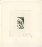 Lot n 2146 -  - ANDORRE 288 : Cyclisme, preuve d'artiste en noir signe, TB