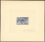 Lot n 2648 -  - T.A.A.F. 10 : 15f. Anne gophysique, preuve d'artiste en bleu signe, TB