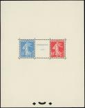 Lot n° 1063 - ** - 241/42 Expo Strasbourg, BF N°2, ch. aux angles, la paire avec intervalle **, TB