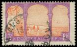 Lot n° 1925 -  - ALGERIE 55a : 3f. violet et orange, 5e arbre, obl., TB