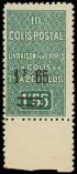 Lot n° 2099 - ** - ALGERIE Colis Postaux 32b : 1f65 sur 1f55 vert, SANS surcharge, bdf, TB