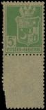 Lot n° 1977 - (*) - ALGERIE 183c : 5f. vert-jaune, papier pelure, bdf, TB