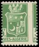 Lot n° 1971 - ** - ALGERIE 183 : 5f. vert-jaune, PIQUAGE à CHEVAL, TB
