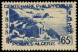 Lot n° 1942 - * - ALGERIE 143 : 65c. bleu, impression maculée, TB