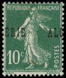 Lot n° 1899 - * - ALGERIE 8c : 10c. vert, surcharge A CHEVAL, TB