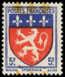 Lot n� 2875 - ** - 572   Lyonnais, jaune TRES d�cal� (� cheval), TB