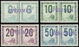 Lot n 2571 - ** - Timbres pour Petits Colis 54 et 61/63 : 9f., 10f., 20f. et 50f. en PAIRES surch. SPECIMEN, Yvert N27/30, TB