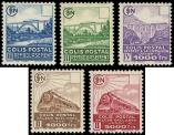 Lot n 2554 - ** - 169A/E la srie de 5 valeurs, sans faciale, NON EMIS, TB, Yvert N177a/81a
