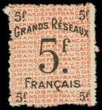 Lot n° 2561 - ** - Timbres pour Petits Colis 19A : 5f. Grands Réseaux, timbre Rare, TB